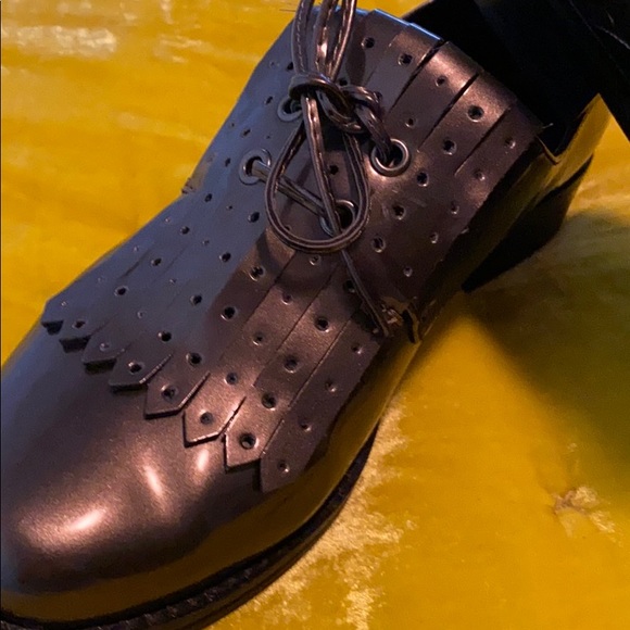 Italian shoes purchased in Italy! Gray metallic - Picture 4 of 4